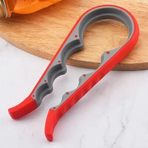 Opener 4 in 1 Multi Purpose Can Jar Lid Ring Pull Bottle Top Screw Remover Tool - Picture 1 of 5