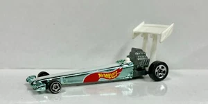 Hot Wheels 1995 Racing Metals Blue Chrome Dragster w/5sp Style Wheels - Picture 1 of 10