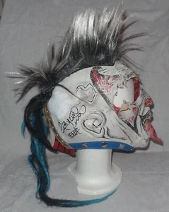 PSYCHO PAYASO FIRMADO ANILLO USADO MÁSCARA BAJO CERTIFICADO DE AUTENTICIDAD LUCHA LIBRE AAA JASON - Imagen 1 de 10