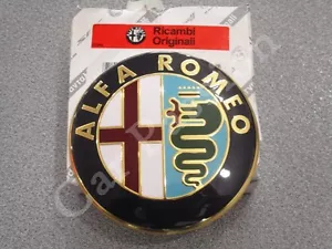 Friso Logo Cresta ALFA ROMEO Giulietta Delantero Original 75mm Front Emblem - Imagen 1 de 1