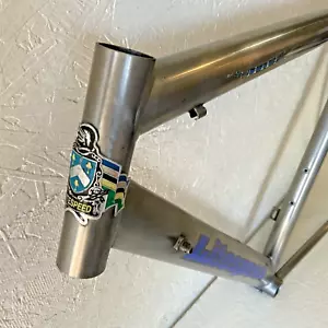 LITESPEED ULTIMATE FRAME 56 CM TITANIUM 1.5 KGS ONE INCH HEAD TUBE BSA THREADED - Picture 1 of 17