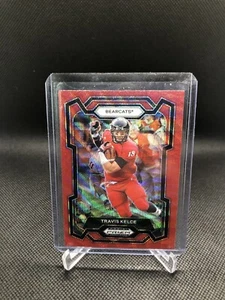 2024 Panini Prizm Draft Picks - Travis Kelce #64 Ruby Wave Prizm Color Match - Picture 1 of 3