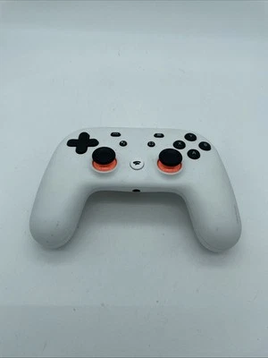 Google Stadia H2B Premiere Edition Controller White Tested No Cables - Image 1 of 2