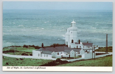 Postal Faro de Santa Catalina Isla de Wight Inglaterra Foto 1 de 2