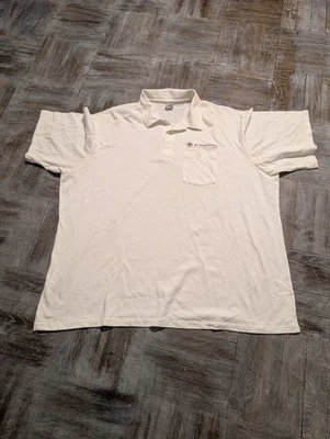 Camisa Polo Vintage Red Kap GE Aircraft Engines XXL Blanca Hecha en EE. UU. Ropa de Trabajo Foto 1 de 4