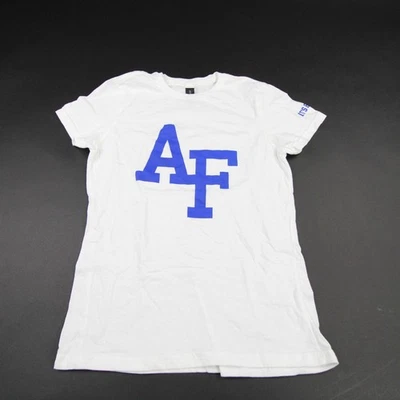 Camisa de manga corta para mujer Air Force Falcons Gildan Softstyle blanca nueva Foto 1 de 4