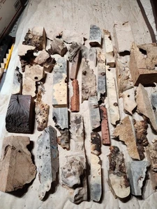 Burl Scrap For Casting Or Stabilization - Maple, CA Lilac, Buckeye, Amboyna - Picture 1 of 12