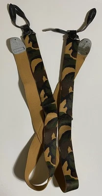 Tirantes de Botones Camuflados Hombres 48" Correas Ajustables 1 1/4" Forma de Y Caza De Colección Foto 1 de 4