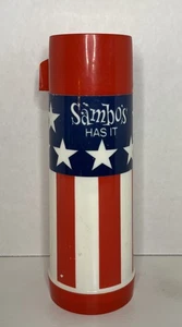 Sambo's Restaurant Vintage Aladdin Thermos Bottle Collectible Americana - Picture 1 of 6