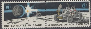 SC# 1331-32 - 5¢ 1967 - Accomplishments in Space - MNH - Se-Tenant Strip of 2 - Bild 1 von 1