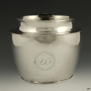 Carrito de té/azúcar cubierto de plata continental europeo 1780-1820 - Imagen 1 de 7