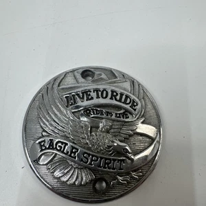 Harley Davidson Chrome Ignition Timing COVER LIVE TO RIDE EVO EVOLUTION - Picture 1 of 4