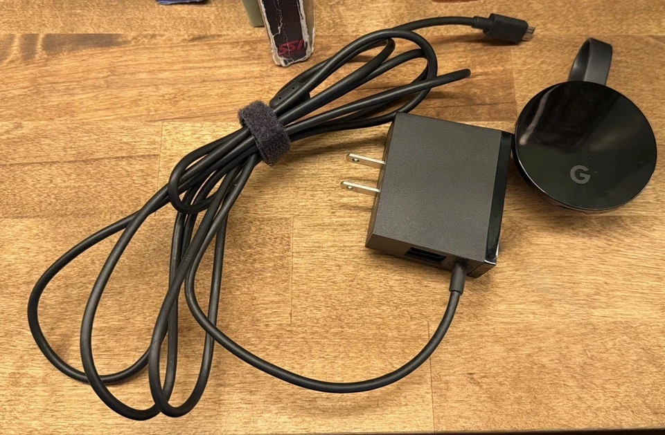 Google Chromecast NC2-6A5-D Media Streamer With Adapter GL0402 In Black - Image 1 of 1