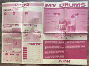 Original 1991 Tama Drums Instructions / Paperwork / Tuning / Setup Case Candy - Picture 1 of 3