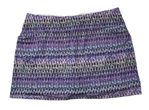 HL Sport Womens 3XL Geometrical Print Elastic Waist Stretch Skirt Skort - Picture 1 of 12