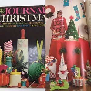 Vintage Have A Ladies Home Journal Christmas 1968 Magazine Holiday Kitsch Crafts - Picture 1 of 12