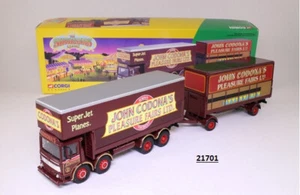 Corgi 21701 Showmans Range 1/50th AEC Closed Pole Truck & Trailer John Codonas - Picture 1 of 3