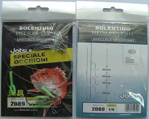JATSUI TERMINALE PESCA BOLENTINO SPECIALE OCCHIONI AMO 1/0 CIRCLE - Imagen 1 de 1