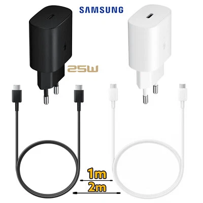 Original Samsung Schnellladegerät Kabel für Galaxy S20 S21 S22 S23 Plus Ultra 5G - Bild 1 von 4