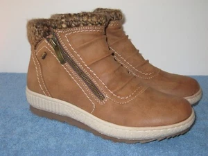 Women's Spring Step Cleora Booties Medium Brown 37M US 6.5-7 - Picture 1 of 7