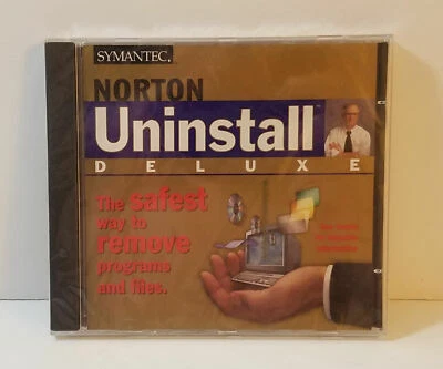 Norton Uninstall Deluxe by Symantec PC CD-Rom 1997 windows new sealed - Image 1 of 2