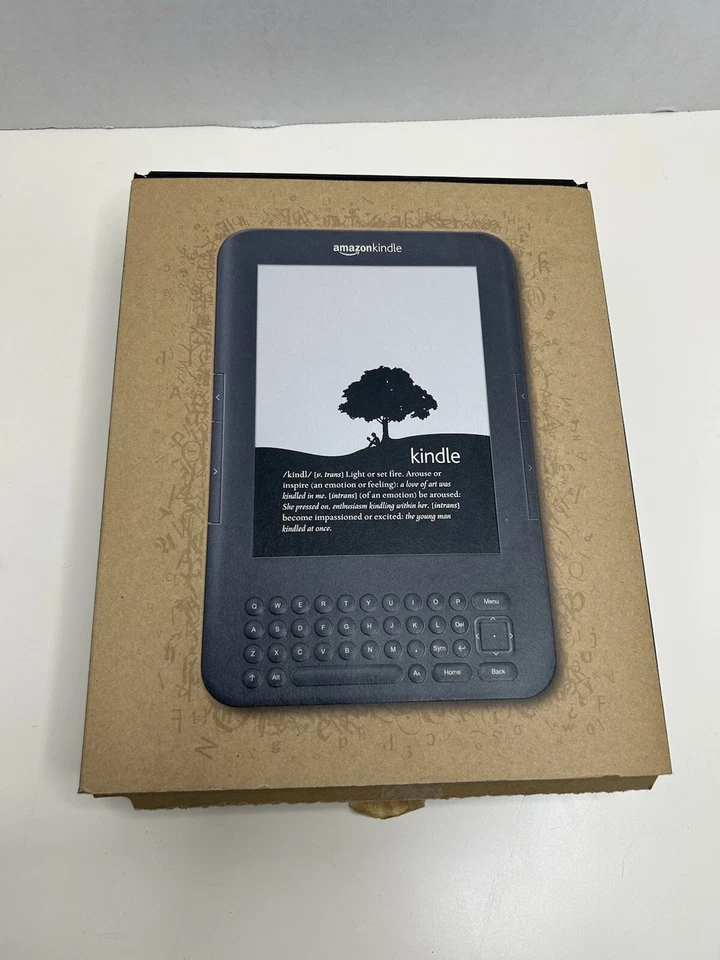 Teclado Amazon Kindle com defeito eReader 3ª Geração 6 G3D - Imagem 1 de 4