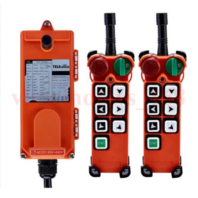 Industrial Wireless Remote Control System Push Button Switch F21-E2 AC/DC12-440V - Image 1 of 4