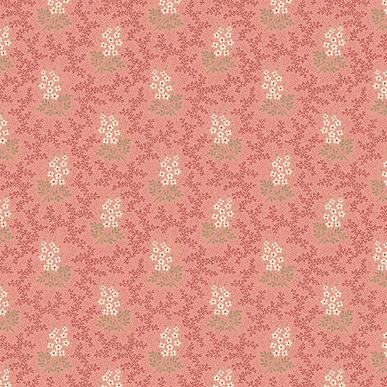 Azalea Mountain Laurel 44" fabric by Andover, A-732-E, Cocoa Pink, cotton - Image 1 of 1