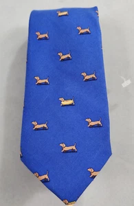 Vineyard Vines tie boys blue wave silk 3T001253-1422-49 hot dog USA made $49 kid - Picture 1 of 8