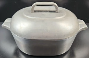 Wagner Ware Magnalite 4263 Sidney O Roasterette Aluminum Roaster Lid Set Vintage - Picture 1 of 24
