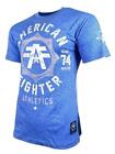 AMERICAN FIGHTER NORTH CAROLINA MARBLE Mens T-Shirt Blue