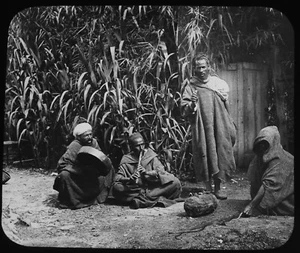 BERBER SNAKE CHARMERS MOROCCO C1901 Magic Lantern Slide ANTIQUE PHOTOGRAPH - Picture 1 of 3