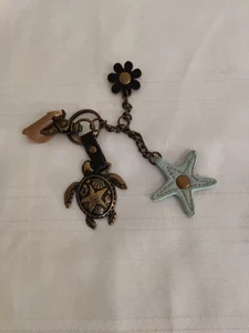 Chala Handbags Decorative Metal Purse Charm, Keychain Sea Turtle - Picture 1 of 7