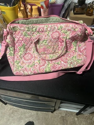 VERA BRADLEY PETAL PINK CARRY ALL - VERY RARE -  - Image 1 of 4
