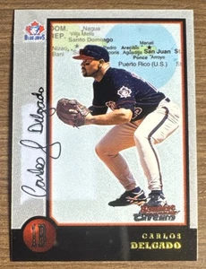 1998 Bowman Chrome International #235 Carlos Delgado Mint Condition - Bild 1 von 2
