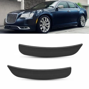 Pair Smoked LED Front Side Marker Lights For Chrysler 2015-2023 300 300S 300C - Picture 1 of 15