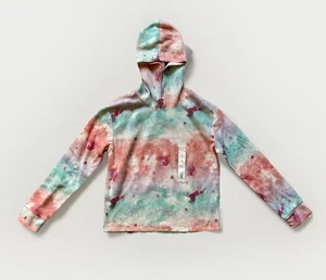 Jumping Bean Kid Girls Tie Dye/Unicorn Fleece Pullover Hoodie Sweater Size 10 - Picture 1 of 7