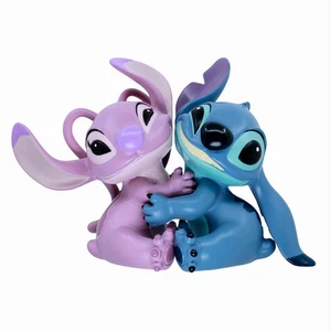Enesco Disney Lilo and Stitch Bookends, Stitch and Angel Bookends - Picture 1 of 3