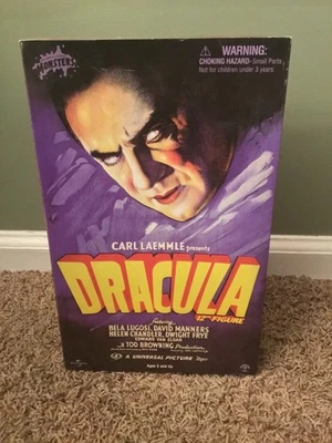 "Figura de acción vintage 2001 Sideshow Toys Universal Studios Drácula 12""" Foto 1 de 4