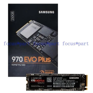 Samsung 970 Evo Plus interne Solid State Drive SSD NVMe M.2 250GB für Laptop PC - Bild 1 von 6