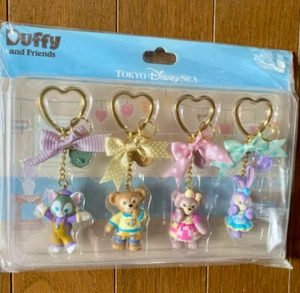 Juego de llaveros Disneyland Duffy, ShellieMay, Gelatoni y StellaLou Tokio Japón - Imagen 1 de 2