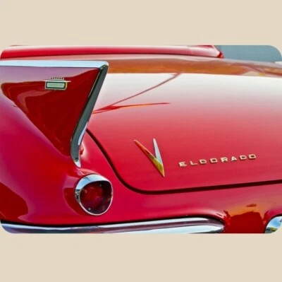 Letrero foto/imagen insignia Cadillac Eldorado ***letrero de hojalata de auto clásico*** 8" x 12" Foto 1 de 2