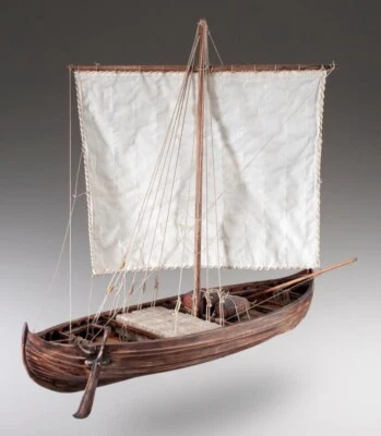 Dusek D013 - KNAAR Viking Ship - 1:72 - Scatola di montaggio in legno e metallo - Immagine 1 di 4
