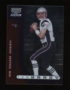 2000 Playoff Momentum #180 Tom Brady New England Patriots RC Rookie 210/750