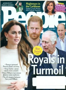 PEOPLE MAGAZINE-2024-ROYALS IN TURMOIL+HODA KOTB+JASON KELCE+DREW CAREY+RUPAUL - Picture 1 of 2