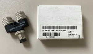 Siemens 6ES7194-1KA01-0XA0 / 6ES7 194-1KA01-0XA0 E03 M12 Stecker Buchse - Bild 1 von 1