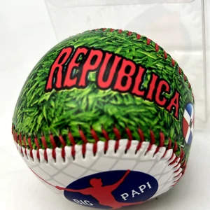 Dominican Republic Rep Dom Big Island Papi Promotional Souvenir baseball Ball - Picture 1 of 8