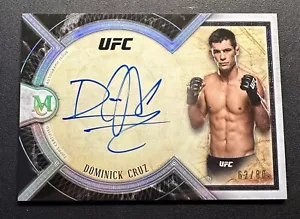 2018 UFC Topps Museum Collection On Card Auto DOMINICK CRUZ 62/80 - Picture 1 of 2