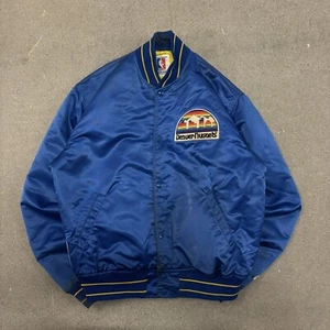 Vintage Starter Denver Nuggets Nba Official Satin Bomber Jacket XL - Picture 1 of 11