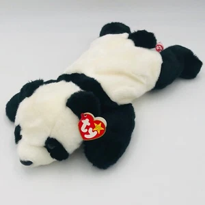 Original Ty Beanie Buddies Peking der Panda Plüschtier Stofftier 1998 Retired - Bild 1 von 9